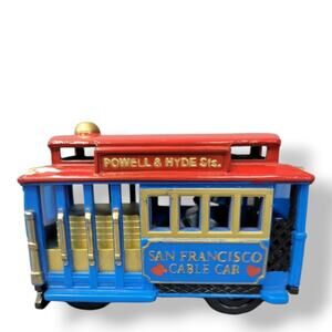 Smith Novelty San Francisco Cable CarDie-Cast Trolley Powell & Hyde Streetcar